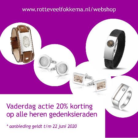 Vaderdag actie 20% korting